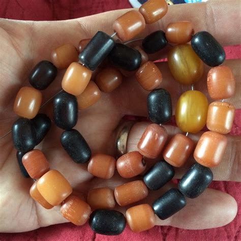 Phenolic Amber African Trade Beads Collection Of Stephen Parfitt Springfield Illinois