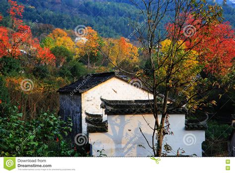 Colorful Autumn Scenery In Tachuan Stock Image Image Of Eaves China