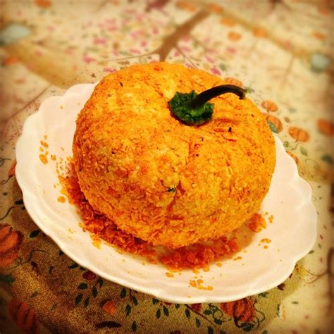 Mistledoe Recipes Food Networks Pumpkin Cheese Ball