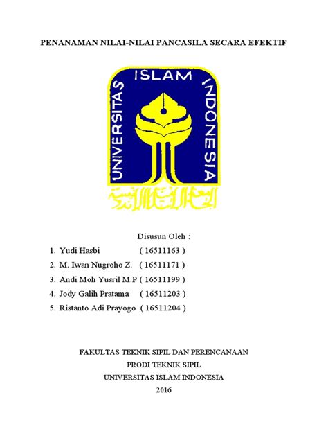 Makalah Pendidikan Pancasila Pdf