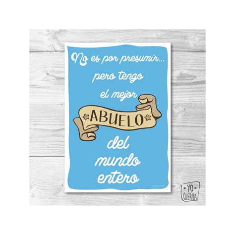 Un buzón sonde los niños podrán dejar frases y mensajes para su padre. Lamina personaliza mejor abuelo | Feliz dia del abuelo ...