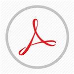 Adobe Acrobat Pdf Icon Round Label Transparent