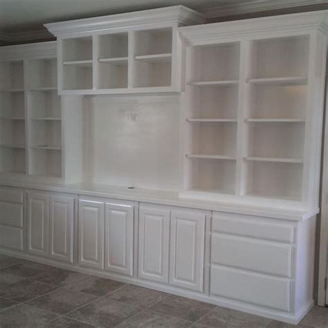 Hand Crafted Large White Wall Unit By Top Quality Cabinets