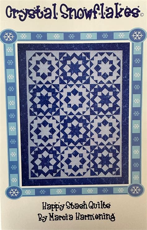 Crystal Snowflakes Quilt Pattern Etsy