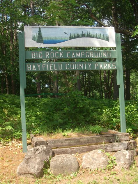 Big Rock Campground Bayfield County Wi Official Website