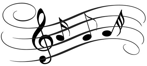 Music Notes Black And White Musical Instruments Black And White