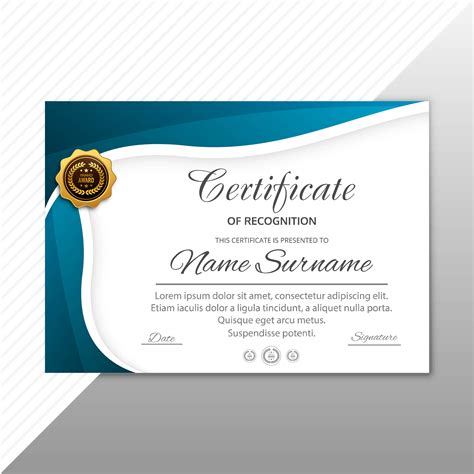 Certificado De Modelo De Diploma Com Design Floral Do