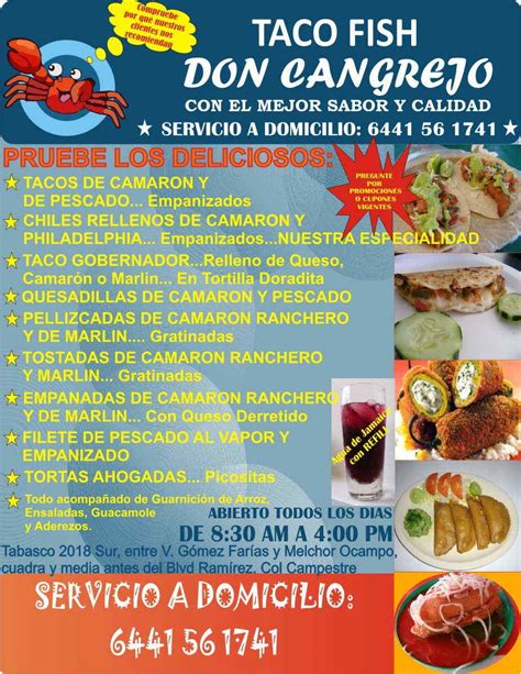 Quick & easy more fish recipes 5 ingredients or less highly rated. TACO FISH Don CANGREJO en Ciudad Obregón anunciado por ...