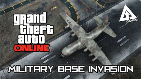 Gta 5 Online Titan Cargo Plane Gameplay A Military Base Invasion