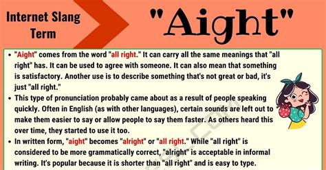 Here's a list of similar words from our thesaurus that you can another word for opposite of meaning of rhymes with sentences with find word forms translate. Aight Meaning: What Getting 'Aight' Means and How to Use ...