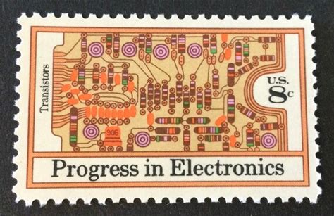 10 Progress In Electronics Postage Stamps For Mailing Mint Etsy