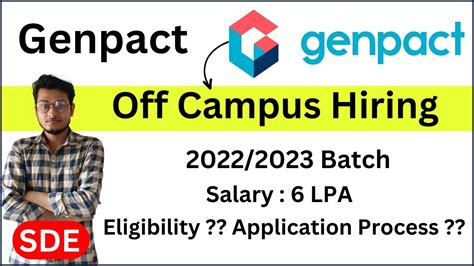 Genpact Latest Jobs 2023 Job For Freshers 2023 Off Campus Drive