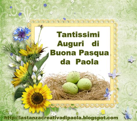 Quest'anno la pasqua si festeggerà il 12 aprile 2020. La Stanza Creativa di Paola: Tantissimi auguri di Buona ...