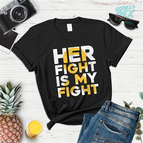 Her Fight Is My Fight His Fight Is My Fight Childhood Etsy