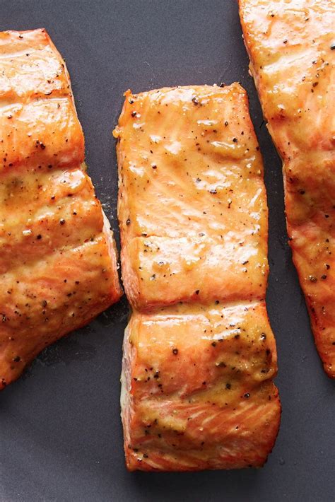 Remove the salmon from the oven and remove the top piece of parchment. Roasted Salmon Glazed With Brown Sugar and Mustard Recipe ...