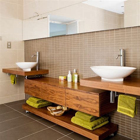 Buy bathroom furniture at discounted prices online ✓ huge selection of units, fitted furniture whether you're hoping for a mirrored cabinet, a stainless steel option or a white/black wood design. 45 Stylish And Cozy Wooden Bathroom Designs - DigsDigs