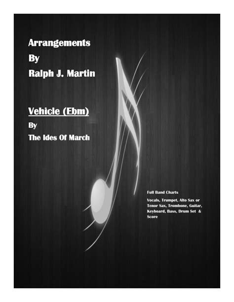 Vehicle Arr Brass Dragons Sheet Music The Ides Of March Jazz