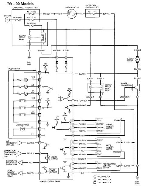 Associated wiring diagrams for the cruise control system of a 1990 honda civic. 2000 Honda Accord Wiring Diagram - Free Wiring Diagram