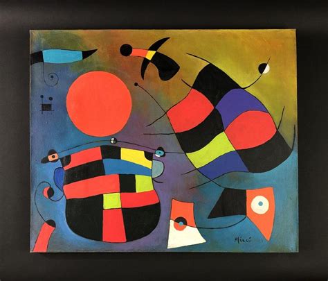 Joan Miro Spanish 1893 1983 Oil Painting Jun 08