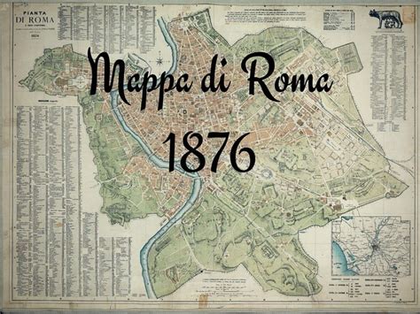 Pianta Di Roma Marrè 1876 Roma Ieri Oggi Roma Immagini Mappe