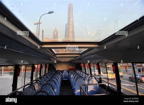 Interior View Of An Artificial Intelligence Double Decker Sightseeing