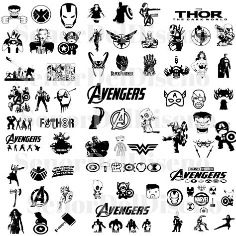 Avengers Svg Bundle Avengers Svg Cricut Cut Files Layered Digital