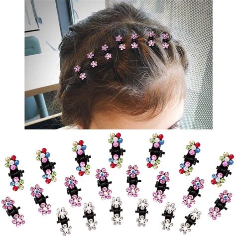Hair Accessories Crystal Pearl Flower Butterfly Mini Hair Claw Clamp