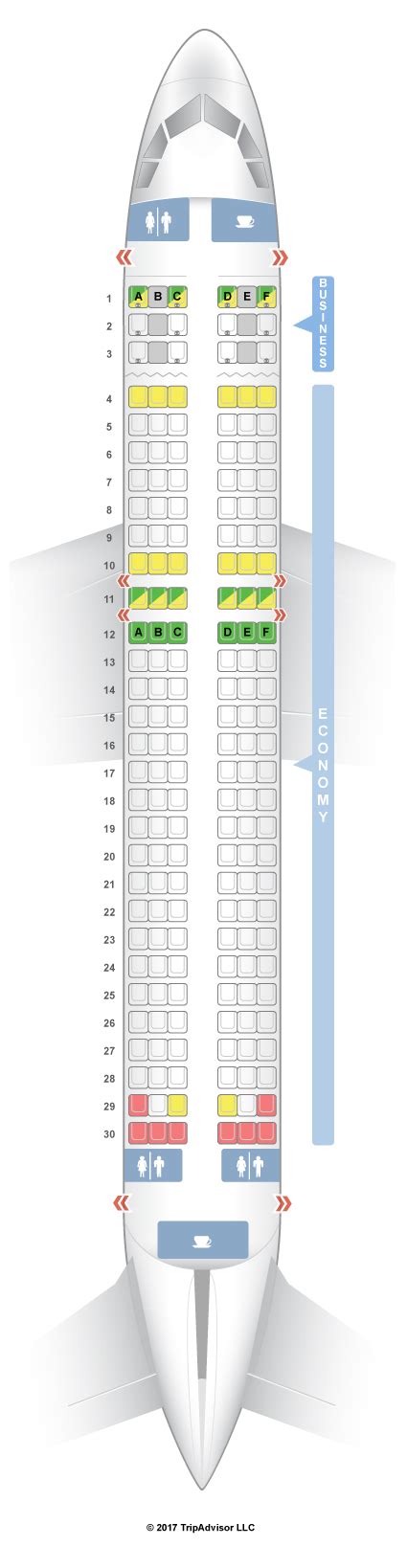 Seatguru Seat Map Brussels Airlines Airbus A320 320 V2