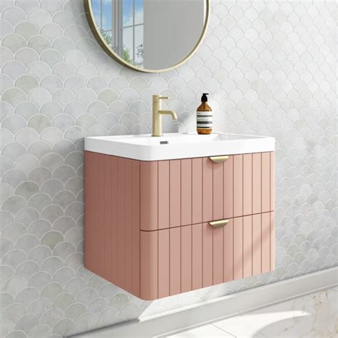 600mm Nude Wall Hung Vanity Unit With Basin Empire Better Bathrooms