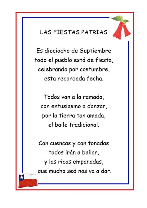Poema Las Fiestas Patrias Profesocial