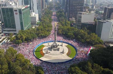 Marcha Yo Defiendo Al Ine Sale Del Ngel De La Independencia