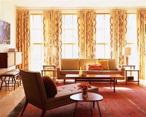 Furniture of the 1950's by cara greenberg. Mid Century Modern Window Treatments | Living room drapes, Curtains living room, Mid century ...