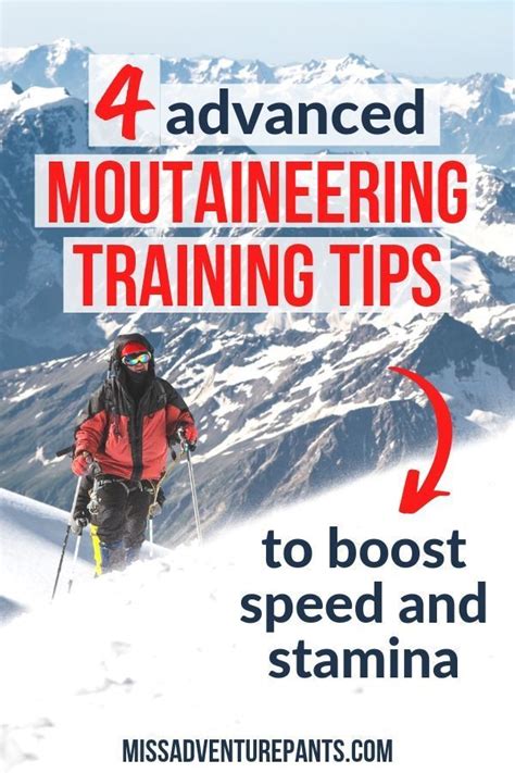 4 Advanced Mountaineering Workouts For Speed And Stamina Climbing