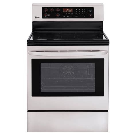 Lg Lre3083st 63 Cu Ft Free Standing Electric Range Stainless Steel