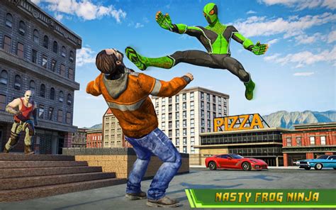 Frog Ninja Hero Gangster Vegas Superhero Games Apk Pour Android