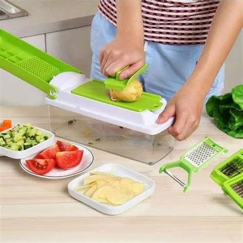 Mini Multipurpose Vegetable And Fruit Chopper Cutter Grater Slicer At