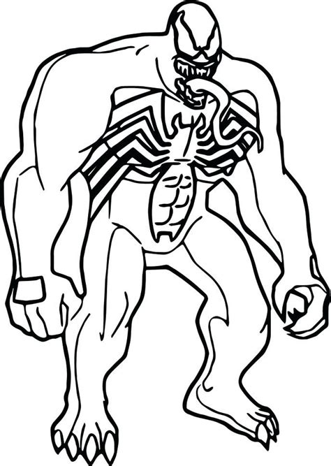 Spiderman Venom Coloring Pages at GetColorings.com | Free printable