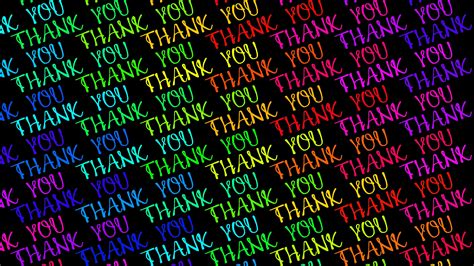 Wallpaper Colorful Thank You Text Thanks Images Hd Download