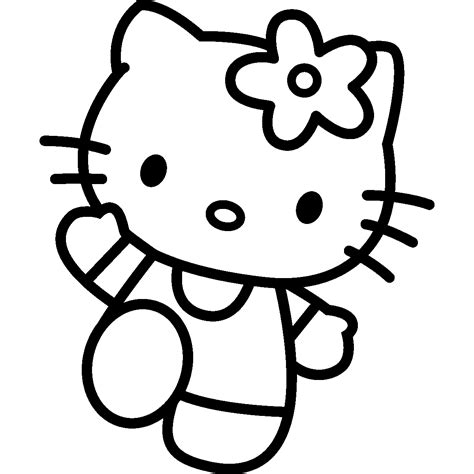 Hello Kitty Silhouette - NEO Coloring