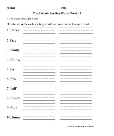 Each child will select fifteen spelling words from the following three categories. 10 best English Commas Worksheets images on Pinterest | Worksheets, Frases and Grammar