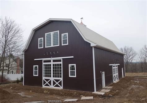 Custom Post Frame Barn With Rec Space A Slam Dunk Quarry View