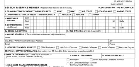 Dd Form 293 ≡ Fill Out Printable Pdf Forms Online
