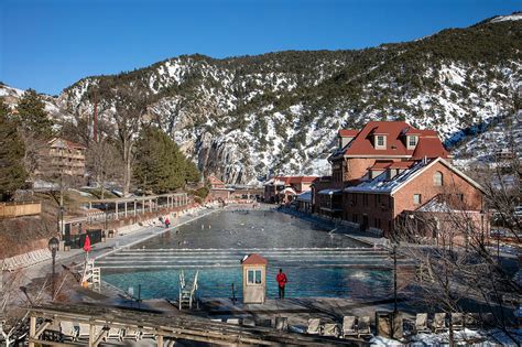 The Worlds Largest Hot Springs Pool At The Spa Of The Rockies In