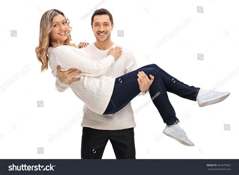 Guy Holding Girl His Arms Over Royalty Free Licensable Stock Photos Shutterstock