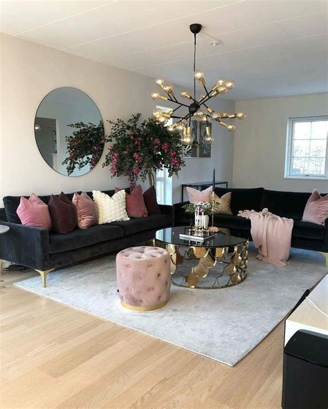 17 Best Rose Gold Living Room Images On Pinterest For The Home My