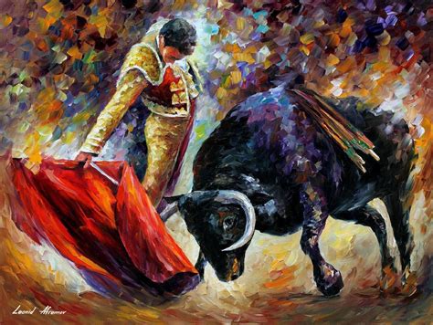 Matador And Bull Oil Painting At Explore