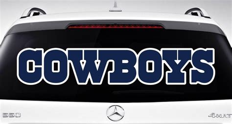 Dallas Cowboys Decal Cartruck Window Graphics Vinyl Sticker