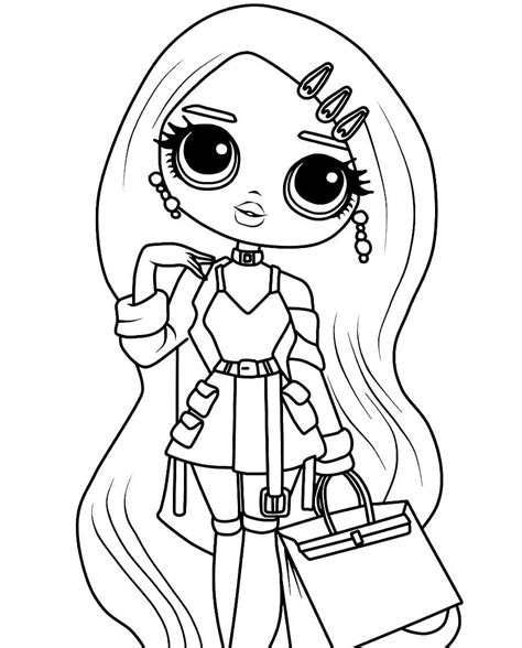 Lol Omg Coloring Pages Lol Omg Dolls Cosmic Nova Coloring Pages
