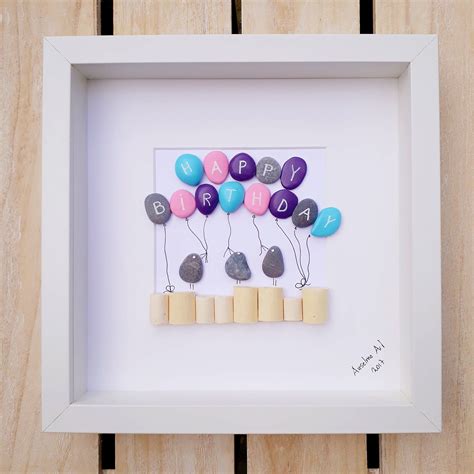 The uk has plenty of race tracks that will happily give. Happy Birthday Pebble Picture, Pebble Art Present, 40th ...