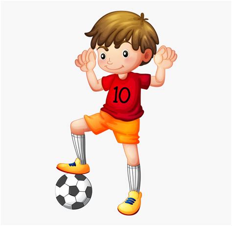Football Exercise Clipart Soccer Player Cartoon Png